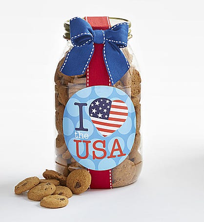 Americana Chocolate Chip Cookie Jar